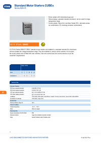 Thumbnail of document Data Sheet - 8264/5 Standard Motor Control Units Cubex